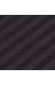 Homescapes Spannbettlaken / Spannbetttuch 180 x 200 cm schwarz mit Satin-Streifen – 100% Reine ägyptische Baumwolle Fadendichte 330