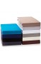 Hometex Premium Textiles Exclusive Boxspringbett Spannbettlaken | Spannbetttuch Wasser- und Boxspringbetten | 160 g/m² | ÖKO-TEX Standard | (140/160 x 200-220 cm | Steghöhe bis zu 40 cm Schokobraun)