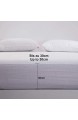 Karcore Matratzenschoner Wasserdicht 160x200 cm Spannbetttuch Atmungsaktive 100% Baumwolle Anti-Milben/Anti-allergisch Bettlaken