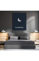 Lunarys® SleepRoyal Luxus Spannbettlaken 160x200 cm / schwere Qualität / 250 g/m² / 40 cm Steghöhe / für hohe Matratze Boxspringbett & Wasserbett / hochwertiges blickdichtes Jersey-Spannbetttuch