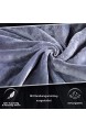 MALIKA® Premium warme Spannbettlaken kuschelige Cashmere-Touch Bettlaken Jersey Fleece Spannbetttuch Bett Flauschiges Laken Farbe:GRAU Größe:180-200 x 200 cm