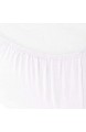 SHC - Jersey Spannbettlaken Spannbetttuch 100% Baumwolle - 140x200 cm bis 160x200 cm weiß