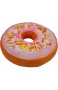 Donut Kissen 40 cm Super Softes Dekokissen dekoratives Zierkissen Sitzkissen extra dick und extra flauschig Variante wählbar Farbe:Rosa