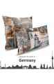 FS Design Kissenhülle 30x50 /Zierkissen mit einem Maritimen Motive/Dekokissen/Couchkissen Made in Germany in verschiedenen Größen (30x50)