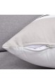 Alishomtll Kissenbezug Kissenhülle 4er Set Polyester Zierkissenbezug mit Reißverschluss Dekorativ Set für Sofa Schlafzimmer 45 x 45 cm