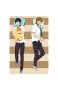 Dennieke Japanese Anime Free! Haruka Nanase & Makoto Tachibana Male Throw Pillow Cover Case Dakimakura Zierkissenbezüge Cover Kissenbezüge BL Hugging Body 512047 150x50cm Peach Skin