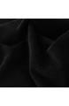 Nanhiking Schwarz Kordsamt Dekorative Kissenhülle Zierkissenbezug 2er Set 45×45CM Soft Dekokissen Kissenbezug für Sofa Schlafzimmer Auto Wohnzimmer im Freien