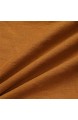 Topfinel Kissenbezug aus Leinen atmungsaktiv Dekorative Kissenhülle Zierkissenbezug mit Reißverschlüsse für Sofakissen Zimmer 5er Set Orangebraun 40x40 cm