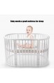 Babymatratze Neugeborenes Baby 5D Kokosmatte Latexfaser Bambusfaser Oval Matratze mit Vlies Hülse 6 5 cm 120 * 65