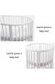 Babymatratze Neugeborenes Baby 5D Kokosmatte Latexfaser Bambusfaser Oval Matratze mit Vlies Hülse 6 5 cm 120 * 65