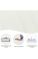 GOPLUS Matratze für Kinderbett Rutschfeste Kinderbettmatratze aus Schwamm mit einem abnehmbaren & waschbaren Hygienebezug Babymatratze mit Tragetasche für Zuhause & Reisen 60x120cm