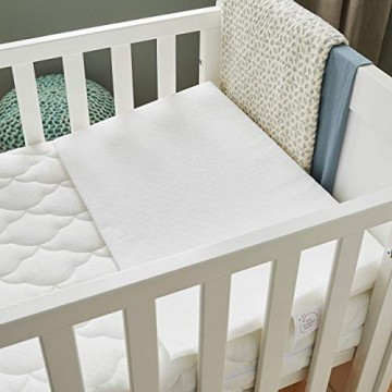 P\'tit Lit Baby-Neigungsplatte 60 x 35 cm – für Bett 60 x 120 cm – reduziert Reflux Milbenschutz neigbar 15 ° Abnehmbarer Bezug