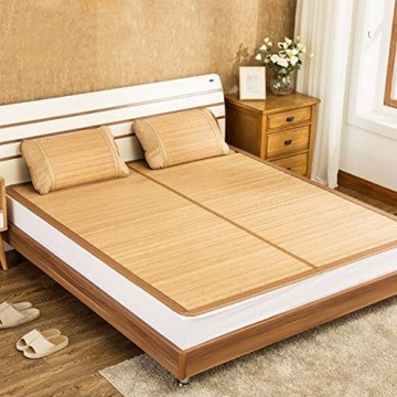 ZHongWei-- Cool Matratze Bettwäsche Strohmatte Sommer Schlafmatten Bett Matte Folding Home Schlafzimmer Student Wohnheim Zimmer Multifunktions bequem 6 Größen (Size : 0.8×1.9m)