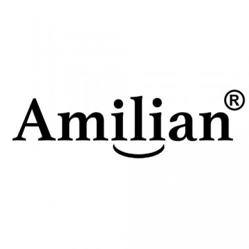 Amilian® Kissen MIT FÜLLUNG Dekokissen 40cm x 40cm Eule Ecru/Blau Klein