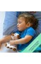Celeep Baby Kopfkissen 2er Set – 33 x 45 cm Bio-Kinderkissen – Säuglingskissen mit Bezug aus 100% natürlicher Baumwolle mit Mikrofaser-Plüsch-Füllung (Dblau)