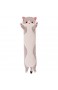 Chutoral Kuschelige Katze Plüsch Plüsch-Katzenpuppe gefülltes Kätzchenspielzeug langes Katzen-Schlafkissen Geschenk für Kinder Freundin (150 cm)