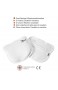 DAS ORIGINAL - Orthopädisches Babykissen gegen Plattkopf mit zwei Bezügen zur Heilung und Vorsorge der Plagiozephalie (Schädelverformung) Babykopfkissen – eingetragenes Design – Weiß