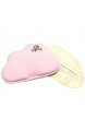 Fluffy Baby Perfect Pillow – Orthopädisches Babykissen für Neugeborene/Säuglinge – Gegen Flachkopf/Plattkopf/Kopfverformung (Plagiozephalie)- 2 Bezüge - Gedächtnisschaum -gelb/rosa