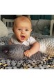 JUKKI® Baby Kinder Kopfkissen Daunen Kissen Stern 40x40cm mehrfarbig zu 100% aus Minky Material und von Hand genäht für Mädchen und Junge antiallergisch (Minky Grau)