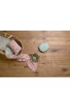 LÄSSIG Baby Strickkissen rund Bio-Baumwolle Dots dusky pink rosa 35x6x22 cm 1542013799