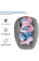 Oenbopo Fotorequisiten für Neugeborene Baby-Fotografie Korb Bilder DIY Baby-Fotoshooting für professionelle Fotos Infant Posing Requisiten (grau)