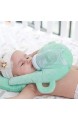 RANRAN Baby Stillkissen Ergonomisches Baby Kopfkissen Säuglings Anti-Rollover Matratze Kissen Baby-Anti-Spuck-Milchkissen Babykopfkissen Gegen Plattkopf Und Kopfverformung Grün