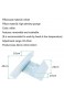Seitenstützkissen für Babys Baby-Keilkissen aus atmungsaktiver Velvet Einfach zu verwenden Abnehmbares abnehmbares und waschbares Kissen gegen Überschlag DREI Farben