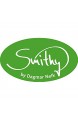 Smithy Kinderkissen mit süßem Wolkengesicht aus 100% hochwertiger Baumwolle – Öko-Tex zertifiziertes Dekokissen mit Füllung 35 cm x 20 cm (Weiß)