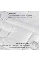 Vitapur 2-teiliges Set mit Kopfkissen und Decke - für Neugeborene 100x135 cm + 40x50 cm - Set mit Mikrofasern - Öko-Tex 100 zertifiziert | Weiss | 0-12 Monate