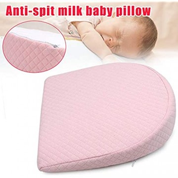 YOUNGE Cotton Anti‑Reflux Pillow Round Square Breathable Newborn Slope Pillow Anti Slip Skin Friendly for Baby