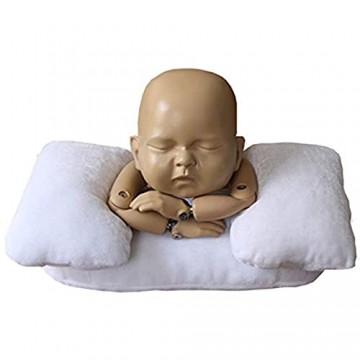 Yuniroom Fotorequisite für Neugeborene Baby-Fotografie Studio-Kissen Lagerungskissen und Positionierer Weiß