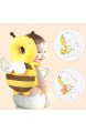 ZHive Baby Head Protection Cushion Adjustable Child Safety Pad Baby Toddler Protection Head Cute Bee Pillow for Toddlers from 4 to 36 Months (Yellow Bee Net)