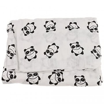 1pcs Babydecke Kinderdecke Kuschlig Weich Schmusedecke Baby Decke Kuscheldecke Baumwolle - Panda