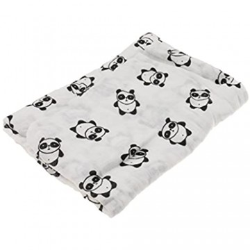 1pcs Babydecke Kinderdecke Kuschlig Weich Schmusedecke Baby Decke Kuscheldecke Baumwolle - Panda