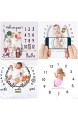 Baby-Fotografie-Stütze Meilenstein-Decke Baby wöchentliches monatliches jährliches Hintergrund-Fotografiehintergrund (Olivenzweige 100 X 100 Cm)