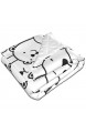 Babydecke aus Flanell-Fleece weich und warm Eisbär für Kinder Kleinkinder Jungen Bettdecke Plüsch 101 6 x 76 2 cm