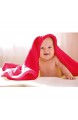 Bestgoodies Babydecke in 80x120 cm - Rot Kleinkinddecke Schmuse- und Krabbeldecke nach ÖKO-TEX Standard 100 Klasse 1 gefertigt