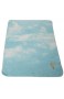 David Fussenegger 1365770 MILA Babydecke"Wolken mit Ballon" inkl. Stick blau 400 g