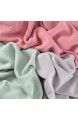 Erstlingsdecke Baumwolle in Mint 100x70 cm von nordic coast | Babydecke Wolken für Ihr Baby | Premium Qualität | 100% Baumwolle