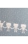 Fussenegger Baby- Schlaf- und Kinderwagendecke mit Wunsch-Name bestickt 100 cm x 150 cm MAJA Tierfreunde hellgrün personalisierte Namensdecke kbA