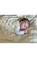 Kaarsgaren Baby und Kinder Bio-Baumwoll-Decke für den Sommer Kuscheldecke für Jungen und Mädchen Kinderwagendecke Babydecke Erstlingsdecke Sommerdecke (Natur Lämmer 70 x 100 cm)