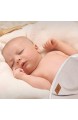 mimaDu® Babydecke aus 100% OEKO-TEX Baumwolle gestrickte Kuscheldecke - himmlisch weich und bequem - ideal als Taufgeschenk Geburtsgeschenk oder Baby-Erstausstattung für Jungen und Mädchen.