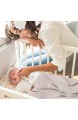mimaDu® Babydecke aus 100% OEKO-TEX Baumwolle gestrickte Kuscheldecke - himmlisch weich und bequem - ideal als Taufgeschenk Geburtsgeschenk oder Baby-Erstausstattung für Jungen und Mädchen.