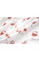 Musselin Babydecke 110x110cm 6-Lagig Baumwolle Kuscheldecke Weich Atmungsaktiv Oeko-TEX Wickeldecke Einschlagdecke (Flamingo)