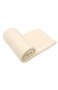 PIMKO 100% Bambus Babydecke Strickdecke Kuscheldecke für Jungen und Mädchen Schmusedecke super weich und kuschelig ideal für Zuhause für Allergiker geeignet aus natürlicher Größe 80 x 100 cm (Cream)