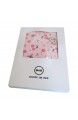 Steiff Babydecke mit Wunsch-Name bestickt rosa mit Kirschen und Schmetterlingen 95 cm x 65 cm personalisierte Jerseydecke Namensdecke barely pink für Mädchen