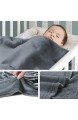 Yoofoss Babydecke 75x100cm Baby Kuscheldecke Weiche und Flauschige Kuscheldecke Baby als Schlafdecke Wohndecke Sofadecke Warme Baby Decke - Grau