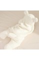 Amuse-MIUMIU Neugeborenes Baby Wickeln Swaddle Schlafsäcke Wrap Decke Wickel Einschlagdecke Winter Warm Wickeldecke mit Kapuze Baby Pucksack Pucktuch Swaddle Decke für 3-6 Monate (Weiß)