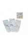 Baby Pucksack für Neugeborene - Fastique Kids® Wickeltuch aus 100% Baumwolle - Wickeldecke für Säuglinge - Schlafsack weich und kuschelig - 3er Pack