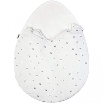 Baby-Schlafsack in Eiform universal Neugeborenen-Wickeldecke Anti-Kick-Schlafsack warm für Bett Kinderwagen